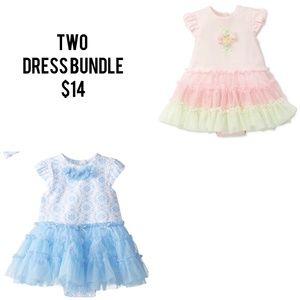 Little Me dress bundle 12 months NWT and 18 months